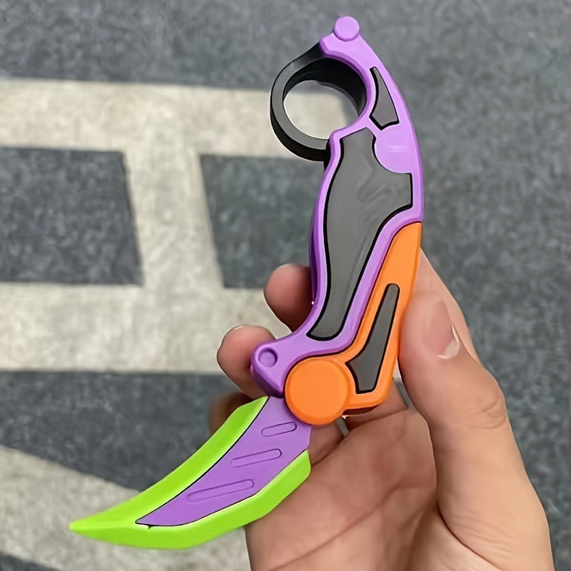 2 Pieces/Set - Fidget Toy, 3D Printed Claw Knife and Gun Toy